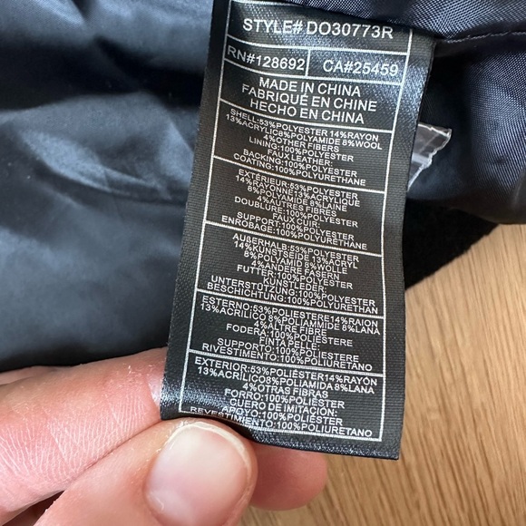 Steve Madden Women's Black Double-Breasted Jacket - Picture 5 of 5